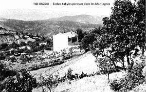 Tizi-Ouzou - Ecoles Kabyles perdues dans les Montagnes